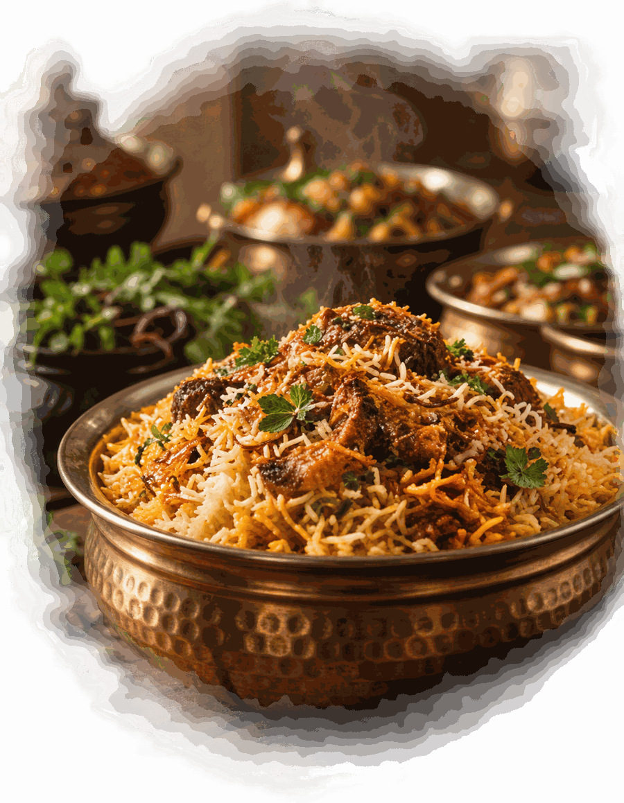 Zaika biryani, made fresh with authentic spices